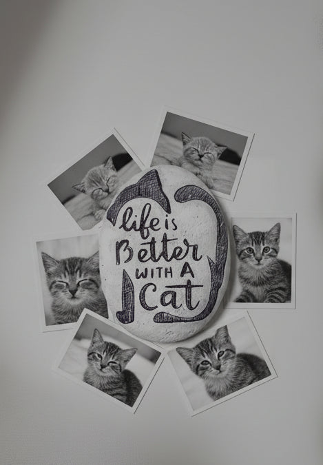Pisapapeles "LIFE IS BETTER WITH A CAT"