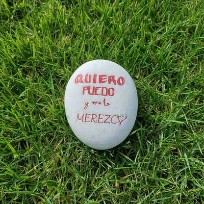 Pisapapeles "QUIERO PUEDO Y ME LO MEREZCO"