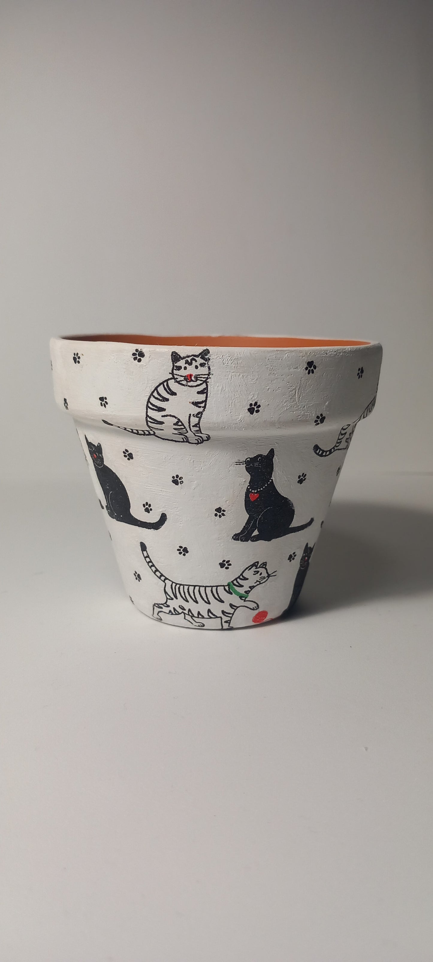 Maceta gatos amigos