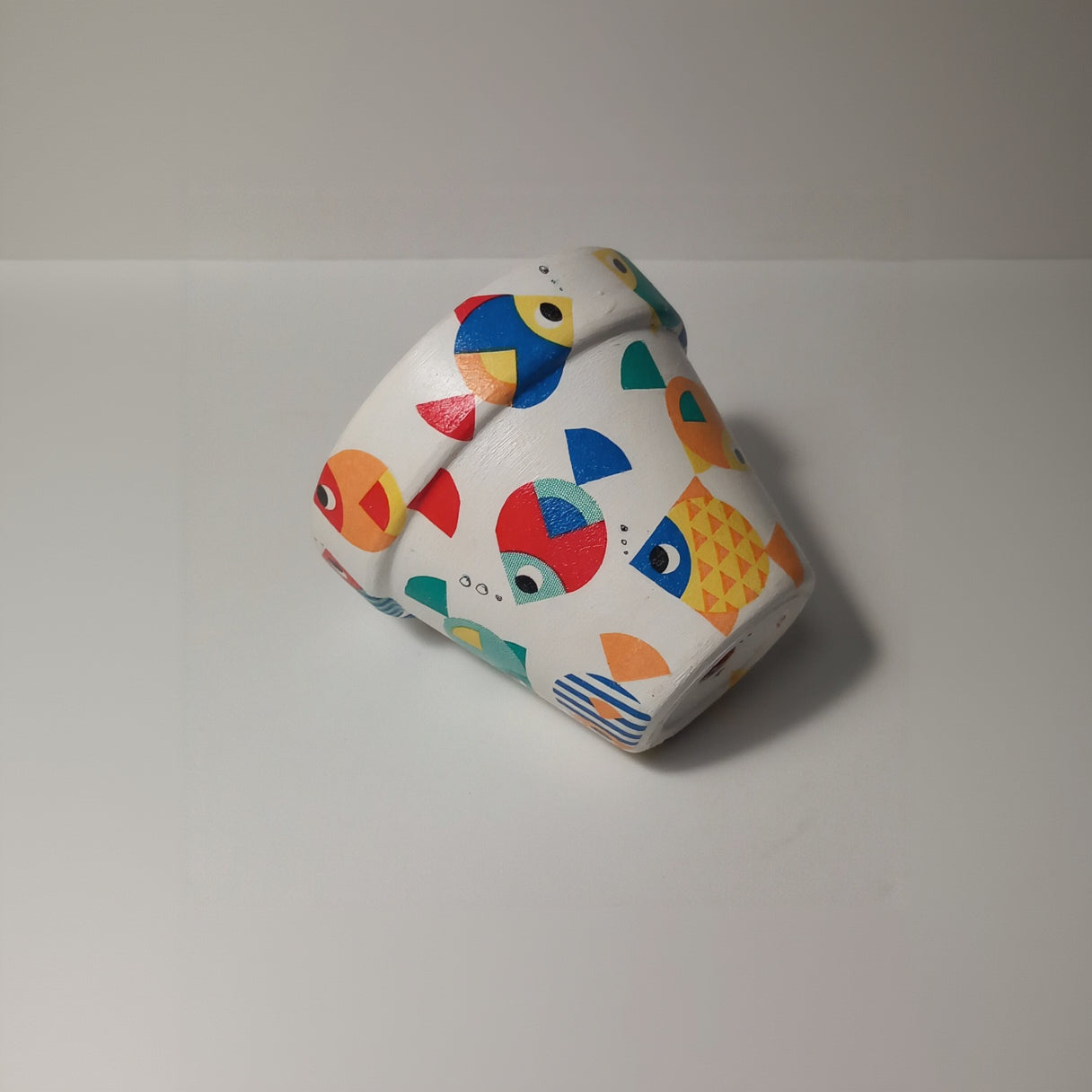 Maceta peces de colores