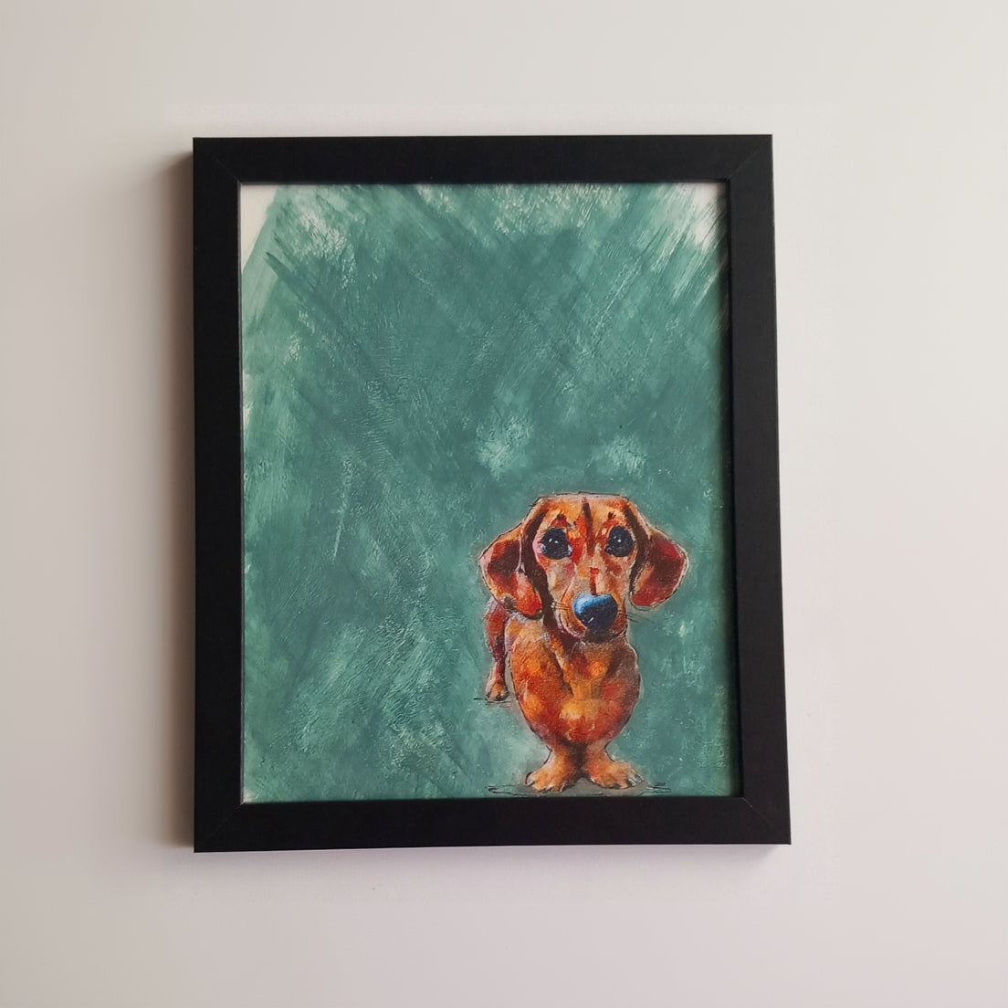 Lámina Perro Salchicha