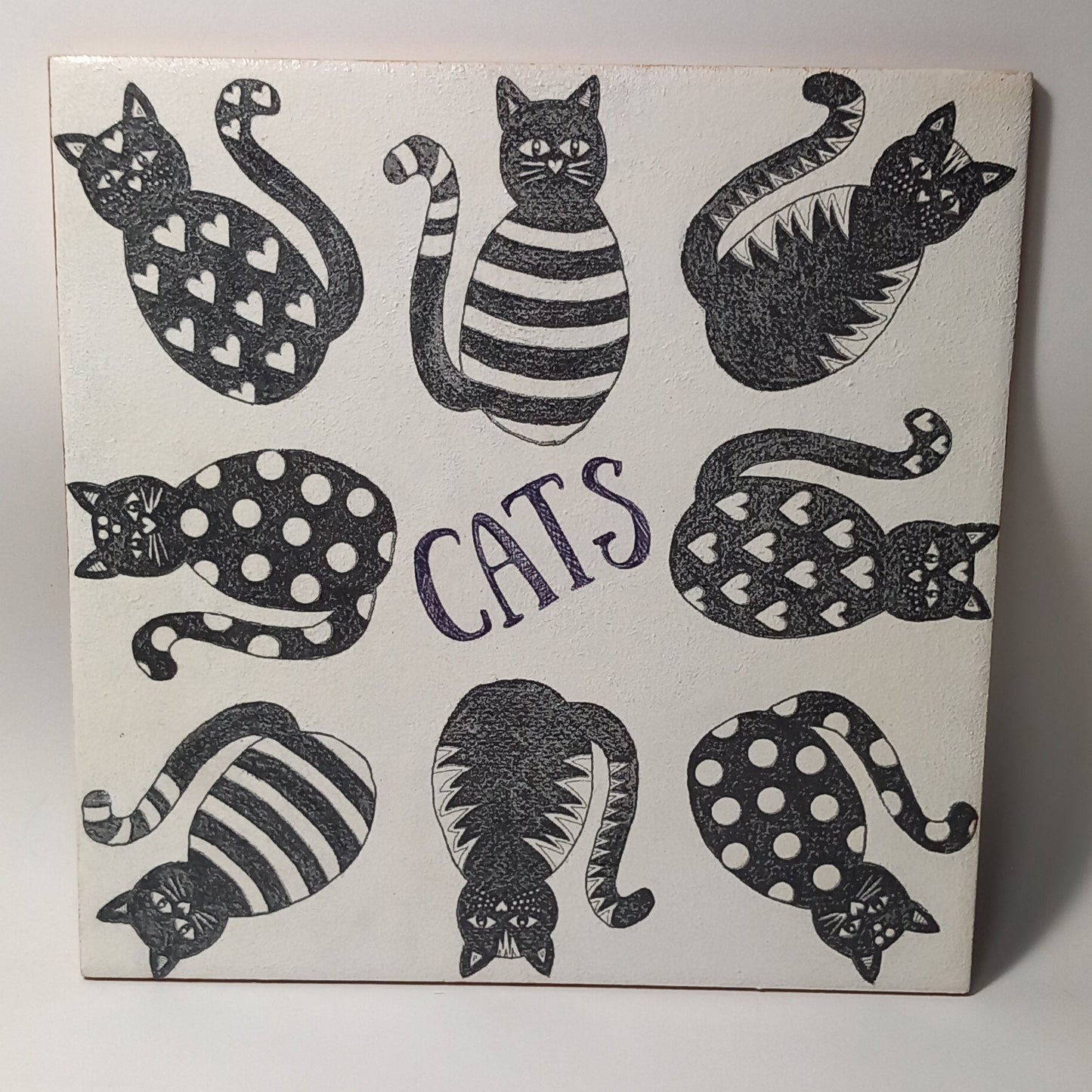 Azulejo gatos negros Cats