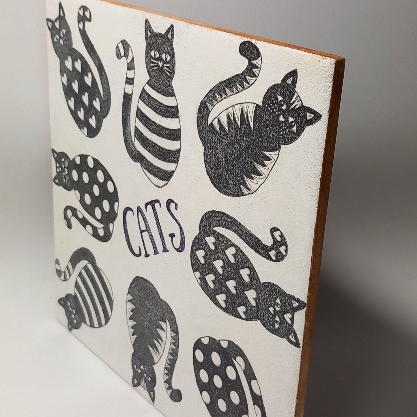 Azulejo gatos negros Cats