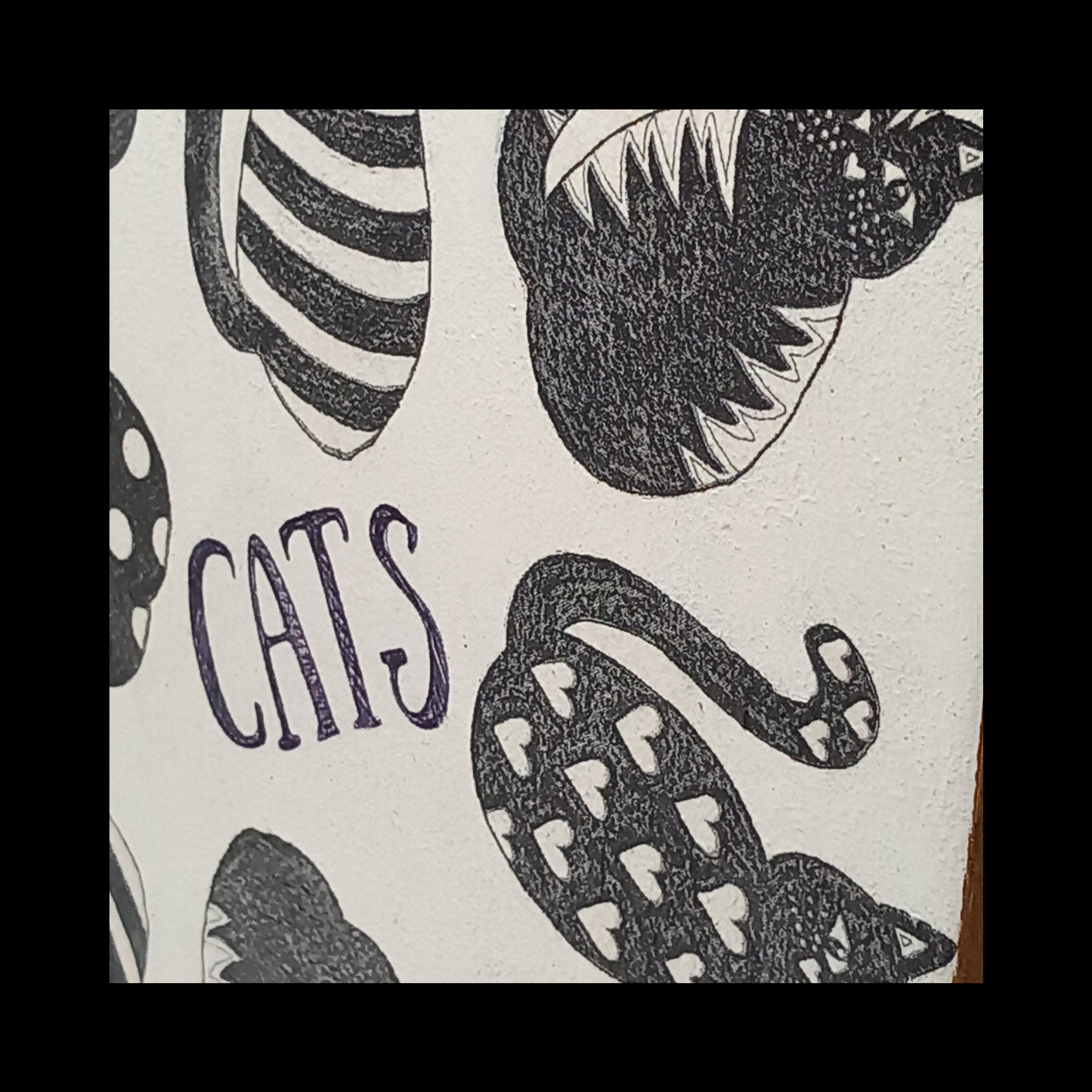Azulejo gatos negros Cats