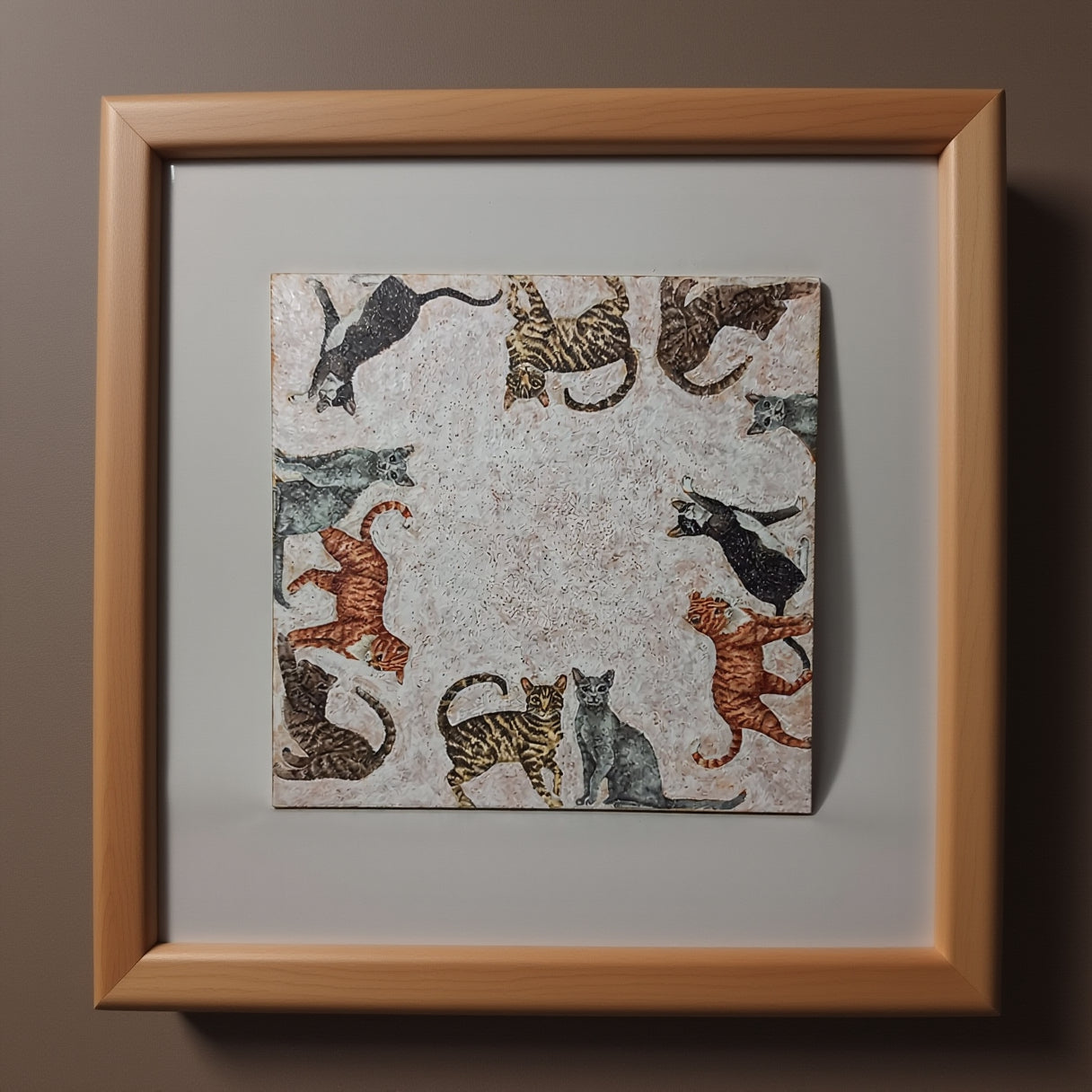 Azulejo gatos a tu alrededor