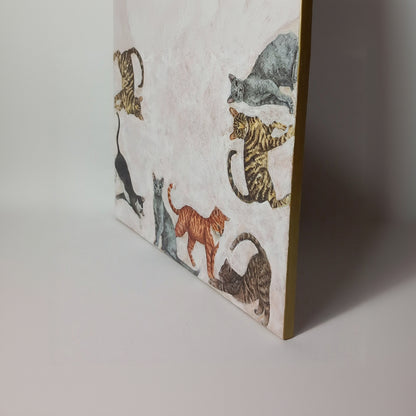Azulejo gatos a tu alrededor