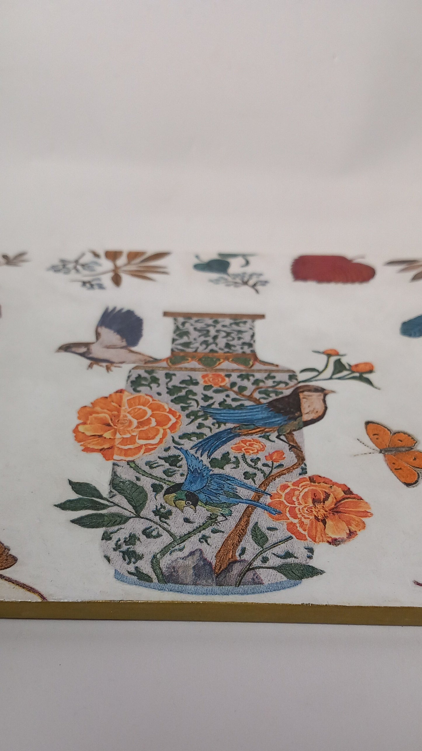 Azulejo jarrón de porcelana II