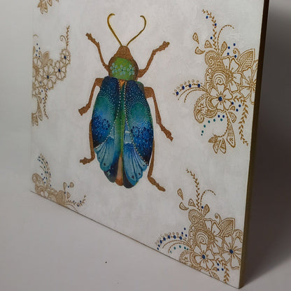 Azulejo escarabajo de la suerte